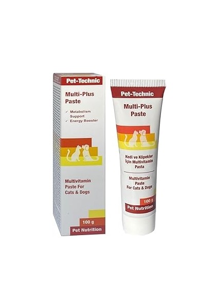Pet-Technic Multi Paste – Kedi ve Köpekler Için Günlük Multivitamin ve Mineral Destekli Takviy