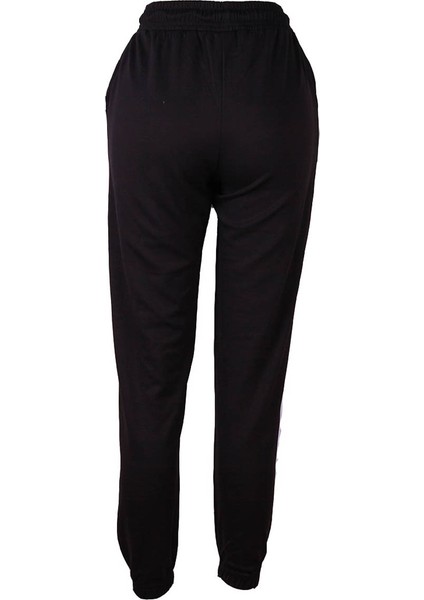 Modal Paça Lastikli Siyah Kadın Eşofman Altı 2022 modelleri