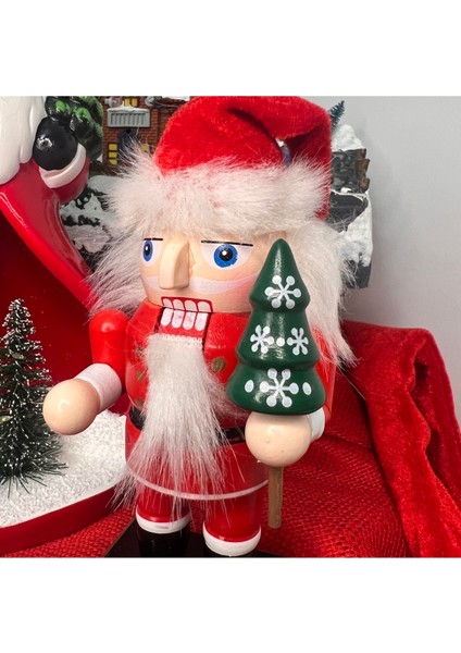 Yılbaşı Temalı Renkli Fındıkkıran Kurşun Asker 16 Cm, Neşe ve Sürpriz Dolu Dekorasyon fiyatları