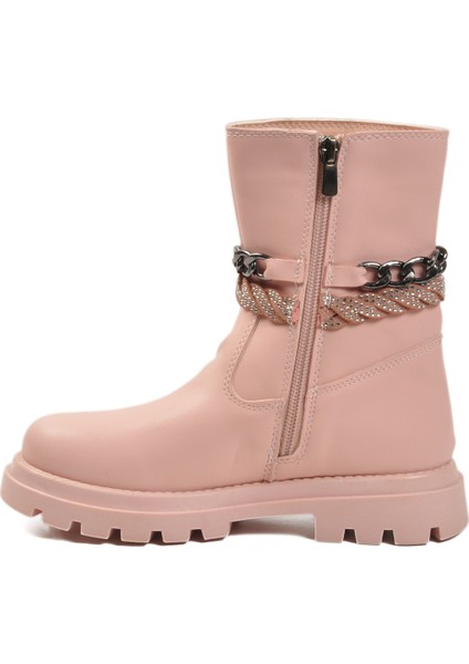 Pudra Içi Polarlı Kaymaz Kız Çocuk Çizme Duru F fırsatları