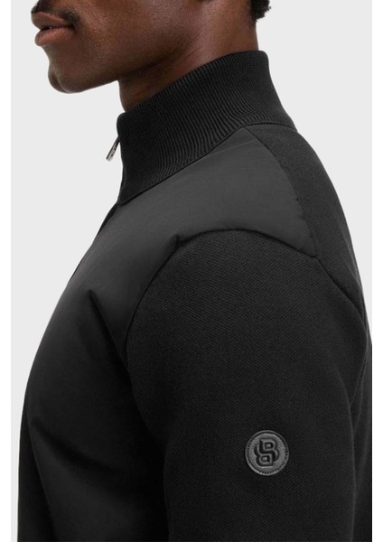 Logolu Pamuklu Regular Fit Dik Yaka Yumuşak Dokulu Ceket Erkek Ceket 50543135 001 indirimleri