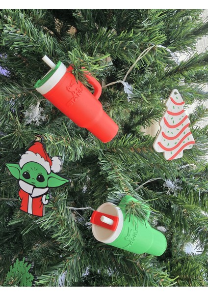 Yılbaşı Termos Kupa Seti, Kırmızı ve Yeşil Renkli, 2 Parça fiyatları