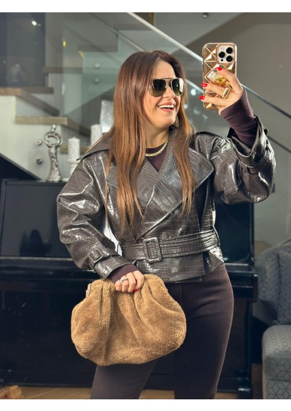 Kahverengi Deri Ceket fırsatları