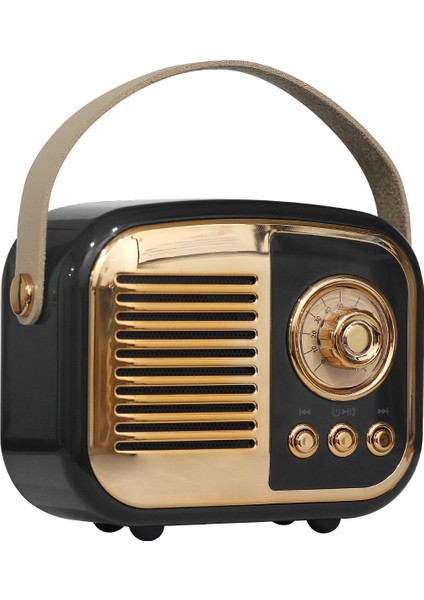 MD-24BT Echoes 3W 800MAH Siyah Usb+Tf Kart+Bluetooth Destekli Klasik Retro Müzik Kutusu fiyatları