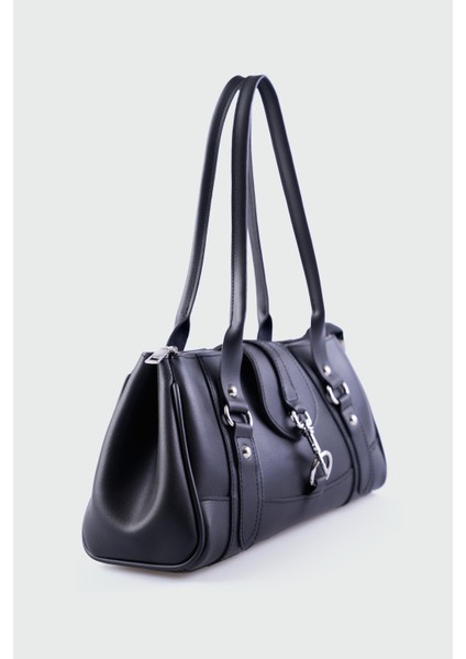 Noa Vintage Baget Çanta Siyah modelleri