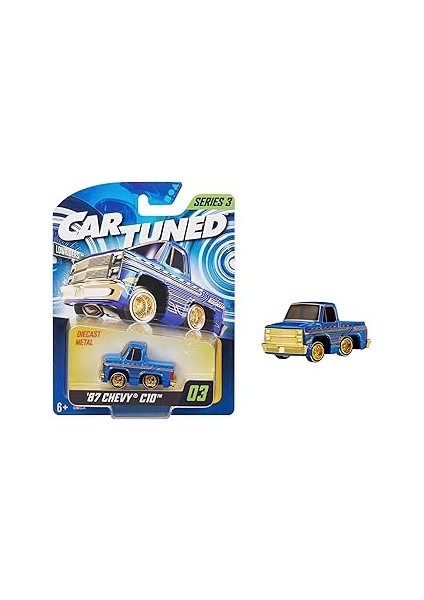 Mga Entertaintment Cartuned S3 1987 Chevy C10 - Lowrider Araba