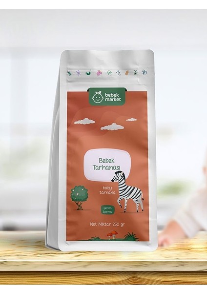 Bebek Market Katkısız Bebek Tarhanası 250 gr (Tuz Ilavesiz)