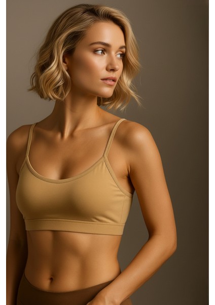 Kadın Ip Askılı Pedli Büstiyer