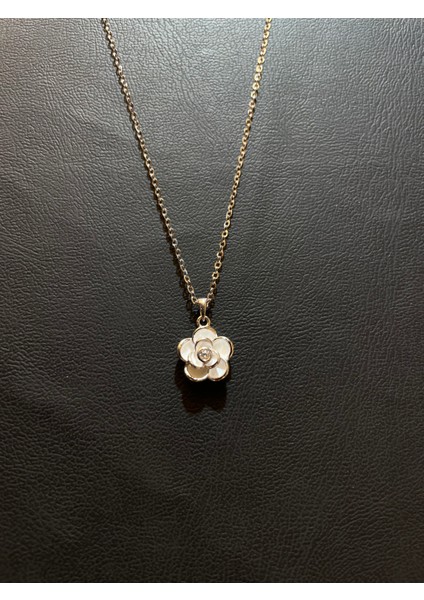 Ithal Gül Model Kadın Gümüş Kolye