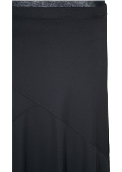 Hesna Kadın Rana Büyük Beden Çapraz Model Lastikli Astarlı Siyah Etek fiyatları