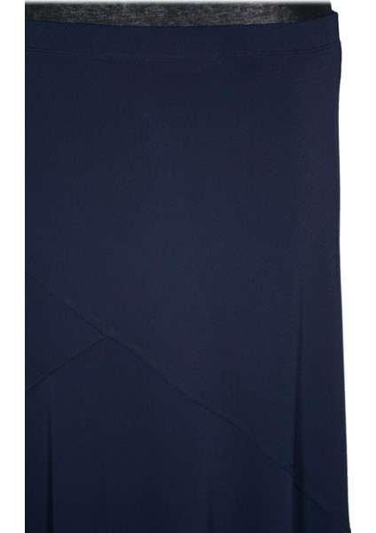 Hesna Kadın Rana Büyük Beden Çapraz Model Lastikli Astarlı Lacivert Etek fiyatları