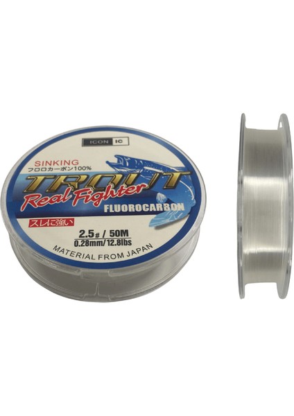 Trout 50MT Fluorocarbon Misina modelleri