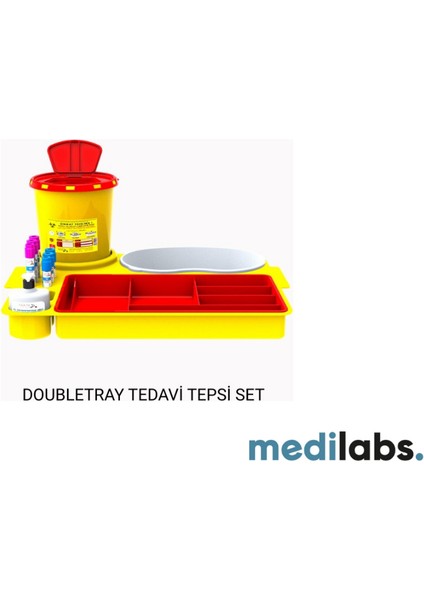 Doubletray Tedavi Tepsi Set