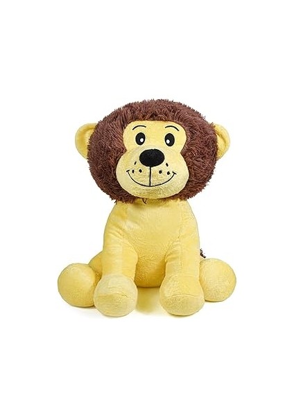 Özgüner Oyuncak Sevimli Peluş Aslan, Sarı ve Kahverengi, Yumuşak Oyuncak, Çocuklar Için Peluş Hayva