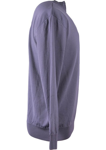 Yarım Fermuarlı Gri Erkek Kazak ALP01 fiyatları