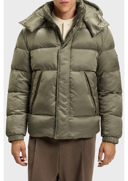 Kapitoneli Regular Fit Çıkarılabilir Kapüşonlu Su Itici Şişme Mont Erkek Mont 50548727 245