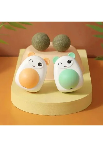 Ayıcıklı Kedi Otu Yalama Topu