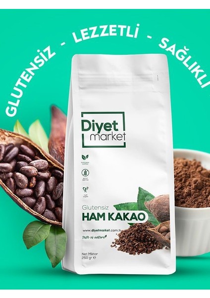 Glutensiz Ham Kakao 250GR