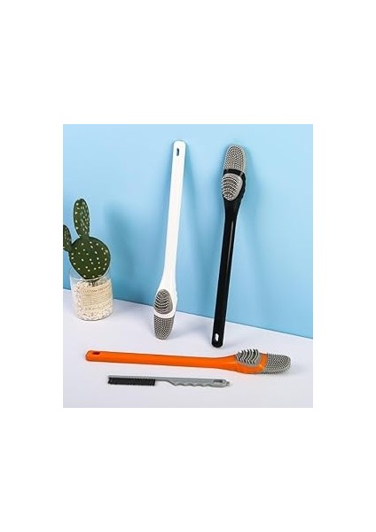 Ördek Tasarımlı Silikon Tuvalet ve Ince Detay Fırçası