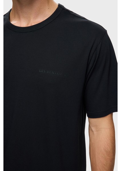 Logolu Pamuklu Regular Fit Bisiklet Yaka T Shirt Erkek T Shirt LB25FWCLAMUTS fırsatları