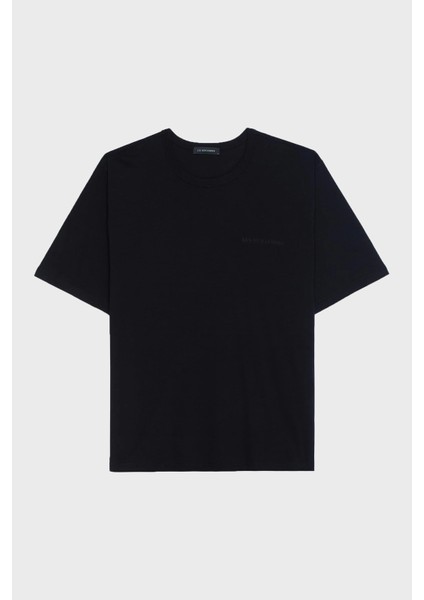 Logolu Pamuklu Regular Fit Bisiklet Yaka T Shirt Erkek T Shirt LB25FWCLAMUTS