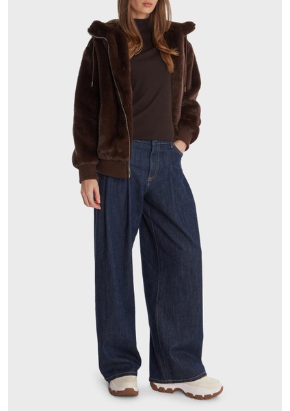 Lucrezia Regular Fit Kapüşonlu Yaka Sırtta Logo Detaylı Mont W5BL66W3890 Bayan Mont W5BL66 W3890 A11R fiyatları