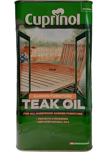 Cx Cuprinol Tik Yağı Şeffaf 5 Lt