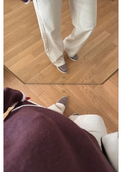 Etek Ucu Verevli Triko- Bordo fırsatları