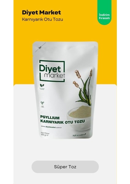 Karnıyarık Otu (Psyllium) 100GR