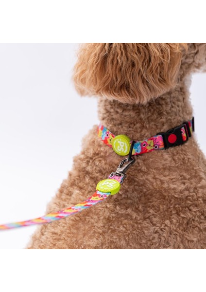 Monsters Canavar Desenli Köpek Boyun Tasması Ayarlanabilir Köpek Tasması M Size (32-48CM Boyun Aralığı) modelleri