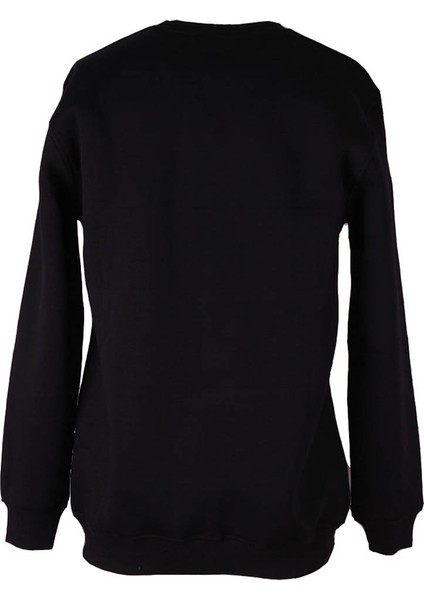 0 Yaka 3 Ip Siyah Erkek Sweatshirt Fresh Baskı modelleri