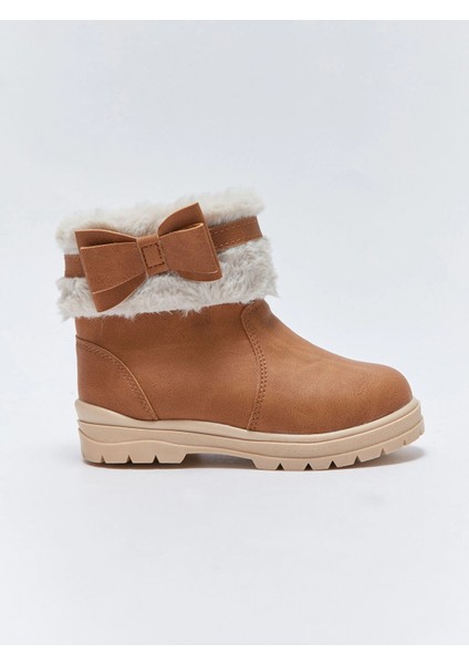 Lcw Steps Kahverengi Fermuarlı Kürk Detaylı Kız Bebek Bot fiyatları