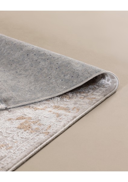 Lazare Iplik Boyalı Kadife Halı - Gri/bej - 80X150 cm modelleri