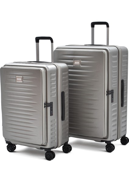 Ground Körüklü 2’li Valiz Seti Büyük ve Orta Boy – Ultra Dayanıklı, Geniş Hacimli, Tsa Kilitli