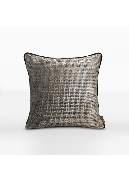 “rona” Dokulu Desenli Kırlent 45X45 - Gri