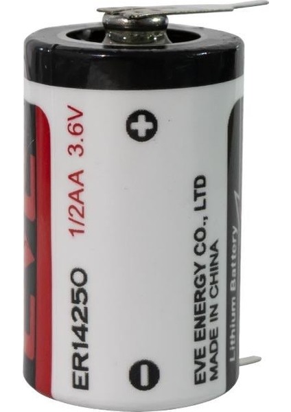 ER14250/3PT 1/2AA - 3.6 Volt Kısa Boy Puntalı Lityum Pil fiyatları