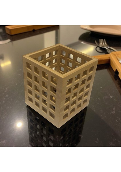 Bambu Kare Kaşıklık