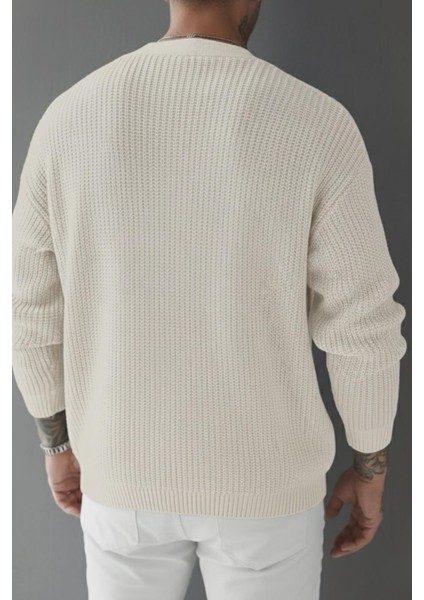 Grov Düğmeli V Yaka Kalın Erkek Hırka fiyatları