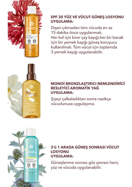 Güneş ve Güneş Sonrası Losyon & Bronzlaştırıcı 3’lü SET-9916911 modelleri