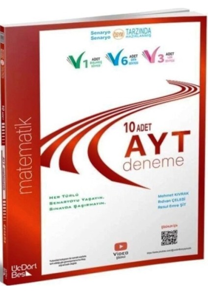 Ayt Matematik 10'lu Deneme Sınavı 2024-2025