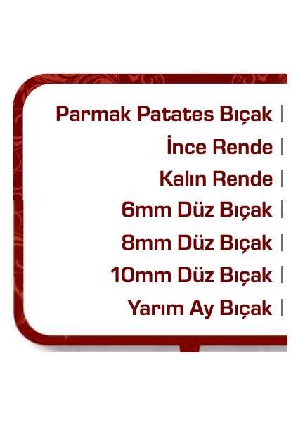 Sebze Doğrama Makinesi 300 kg / Saat 64 x 42 x 53 (Cm) modelleri