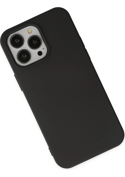 Iphone 15 Kılıf Nano Içi Kadife Silikon - Siyah modelleri