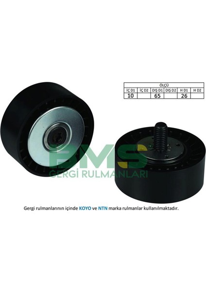 Mtxdpn Eksantrik Gergi Rulmani Antara 07 Captiva 2.0d 06 Cruze 09 Lacetti 07 Nubira 05