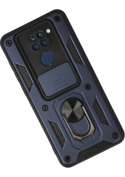 Note 9 Kılıf Pars Yüzüklü Silikon - Lacivert fiyatları