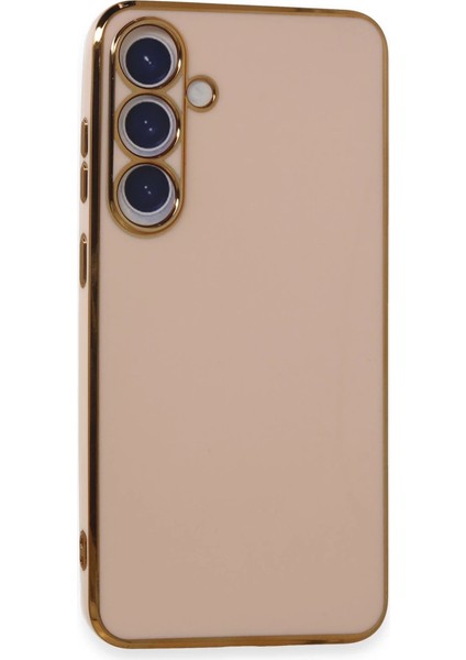 S24 Kılıf Volet Silikon - Pembe