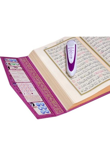 Kuran Okuyan Kalem Rahle Boy Kuran Elifba Cevşenli Eğitim Seti - Lüks Kutulu Lila indirimleri