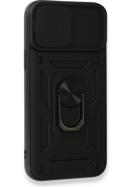 Iphone 15 Kılıf Pars Yüzüklü Silikon - Siyah modelleri