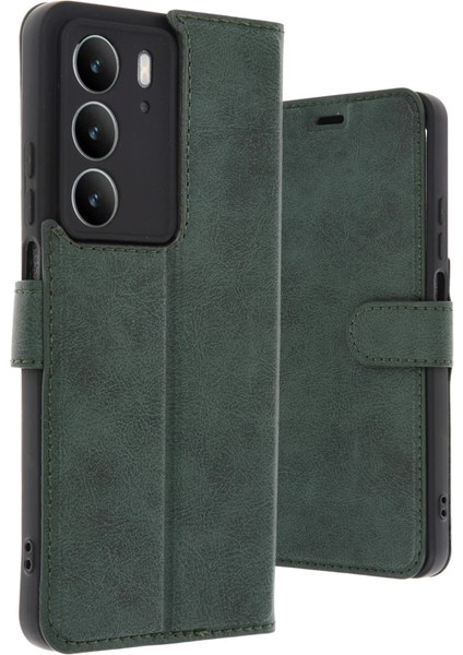 C75 4g S Kapaklı Kılıf - Koyu Yeşil