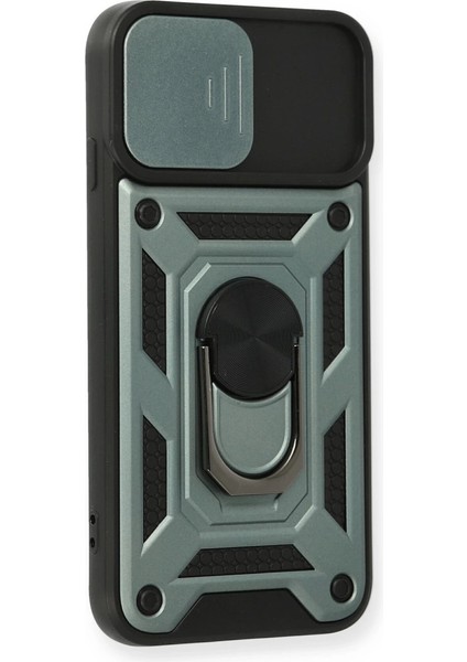 Iphone 7 Kılıf Pars Yüzüklü Silikon - Yeşil fiyatları