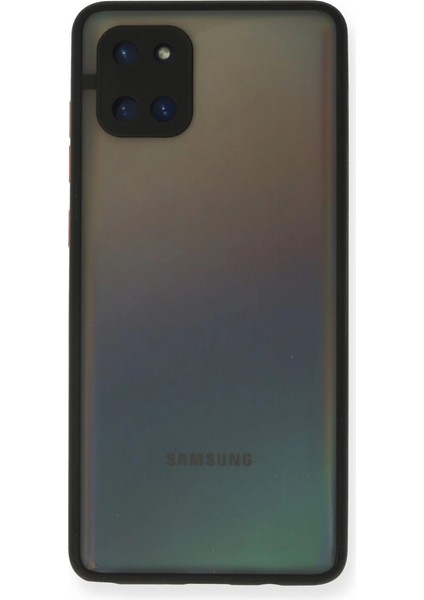 A81 / Note 10 Kılıf Montreal Silikon Kapak - Siyah